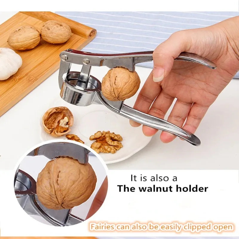 Stainless Steel Garlic Press Crusher Tool