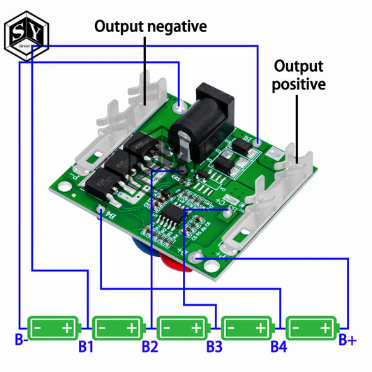 5S 21V 20A Li-Ion Battery Protection Board