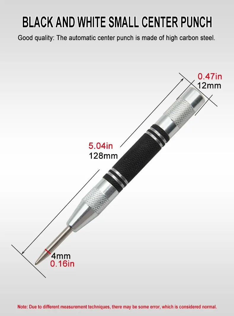 2pc Automatic Center Punch & Glass Breaker