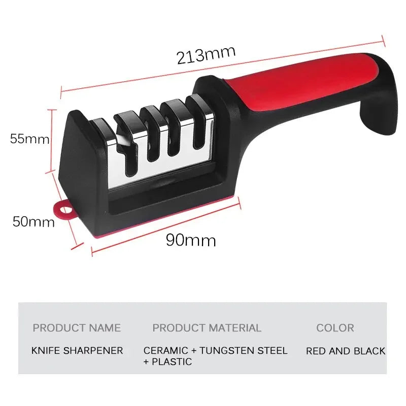 Multifunctional Knife & Scissors Sharpener – Precision Sharpening at Your Fingertips!