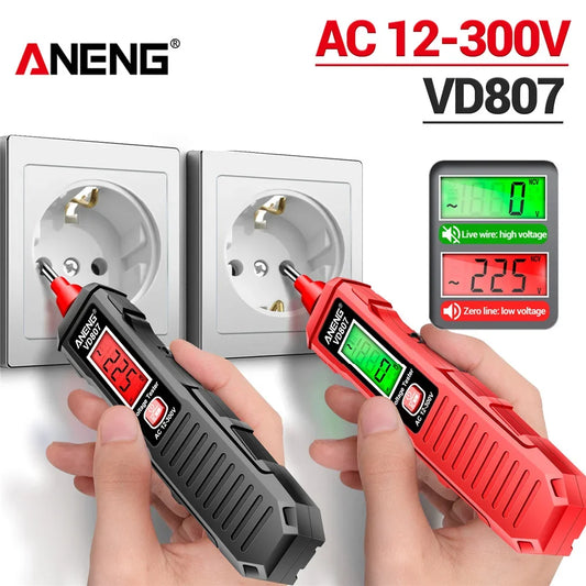 Induction Portable 50/60Hz Smart Electric Pen Tester NCV Sensor AC 12-300V