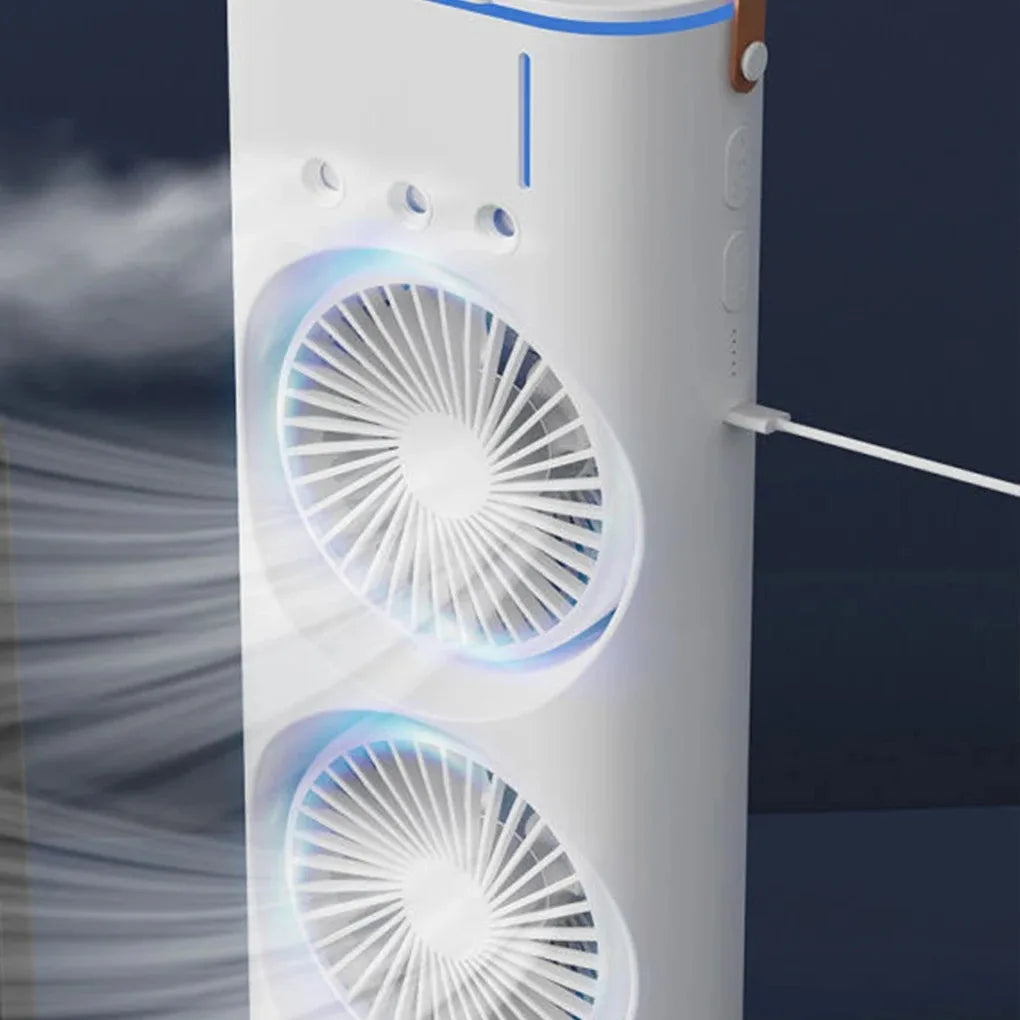 3-in-1 Mini Air Cooler with LED Light