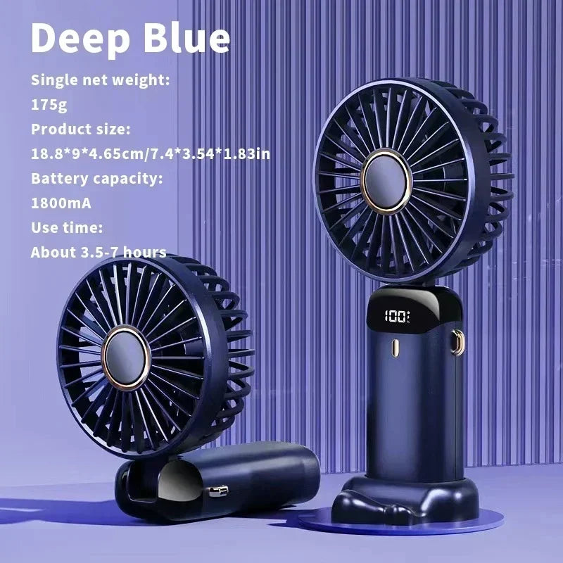 Rechargeable Neck Fan Mini Air Cooler