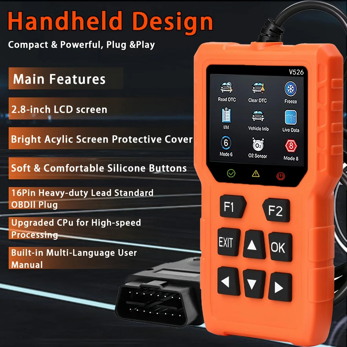 OBD2 Diagnostic Scanner Tool – Real-Time Insight for Smarter Driving