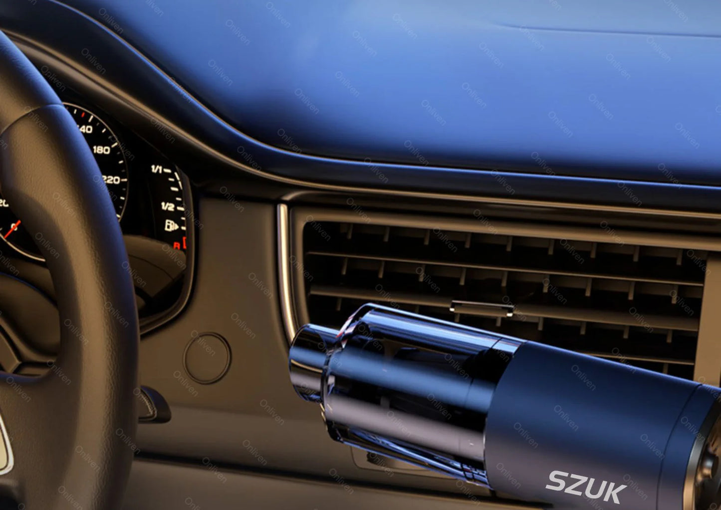 SZUK 98000PA Mini Car Vacuum Cleaner – Wireless & Powerful