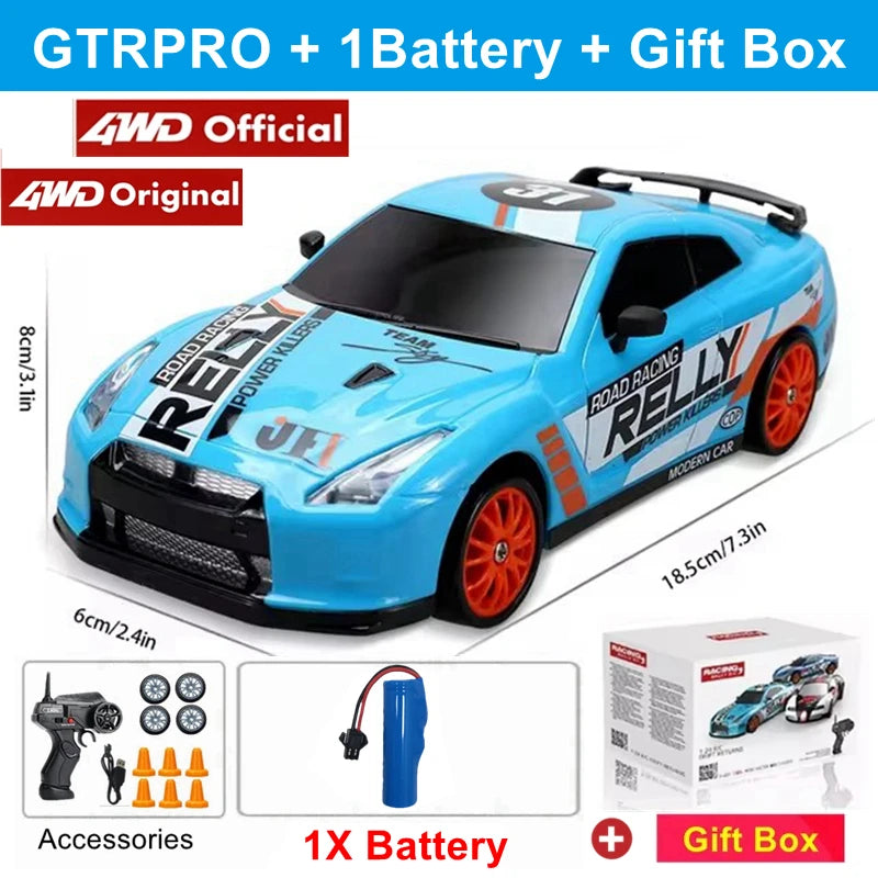 2.4G Drift RC Car – 4WD Remote Control Racing Toy