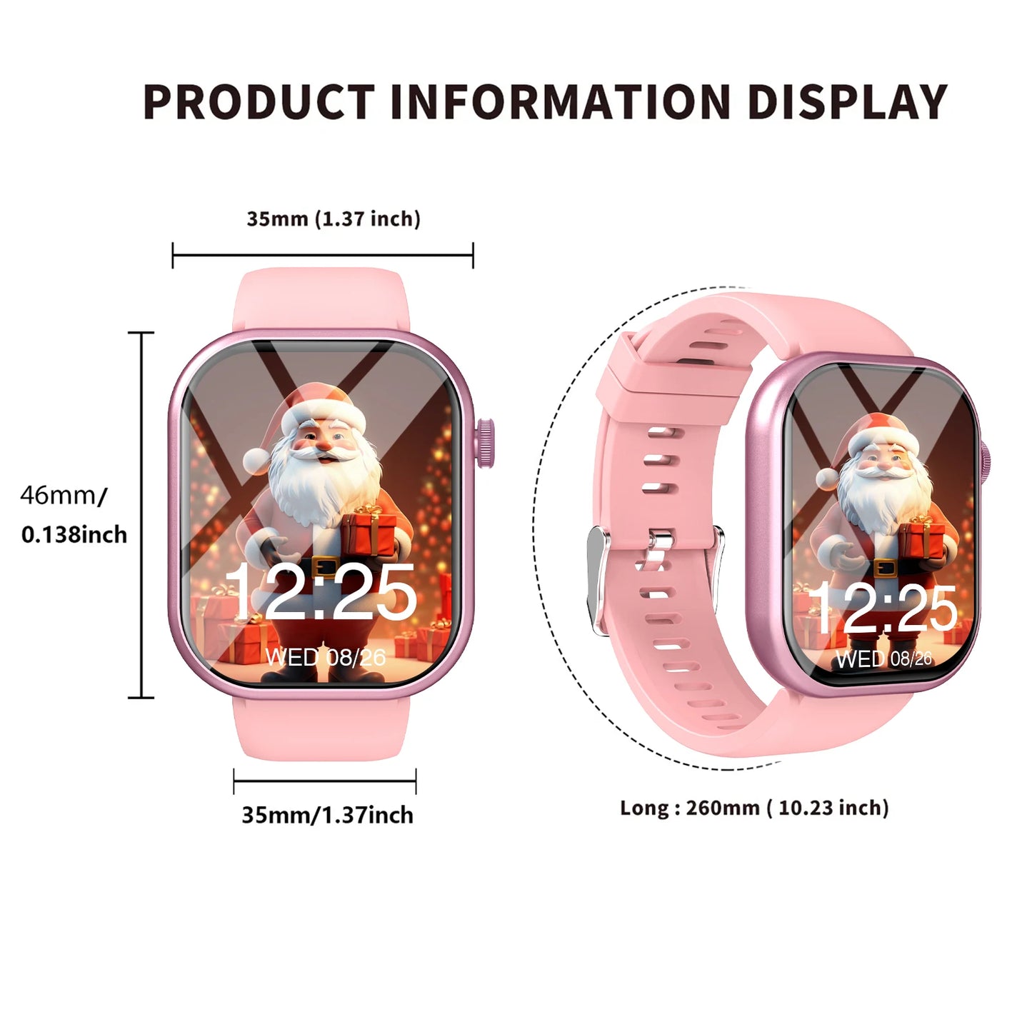 Smart Watch with Calling & App Alerts