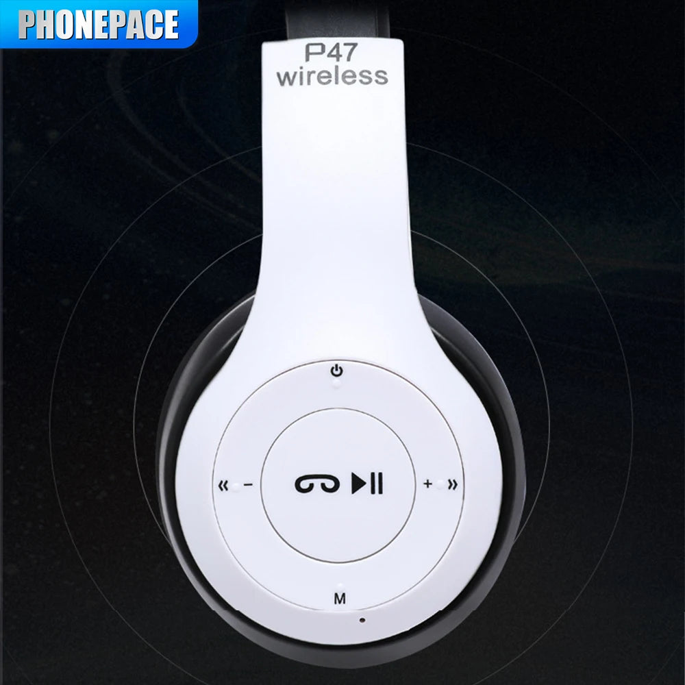 P47 Bluetooth 5.0 Wireless Folding Headset