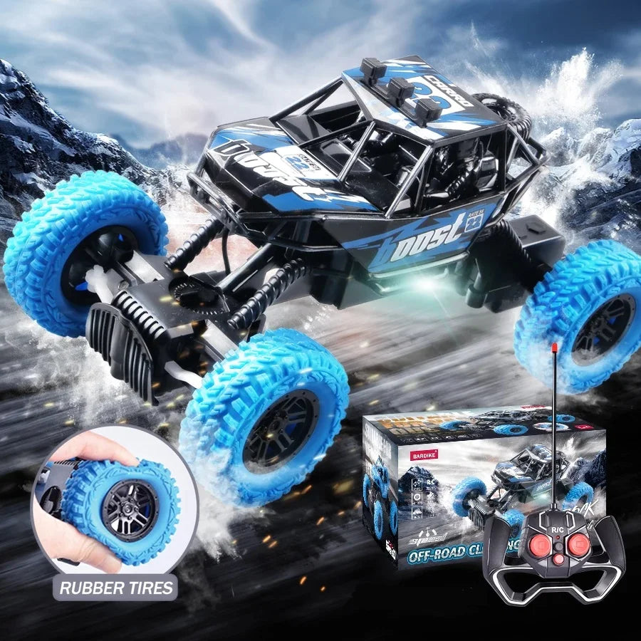 Off-Road RC Car with Flashing Lights – Christmas Gift