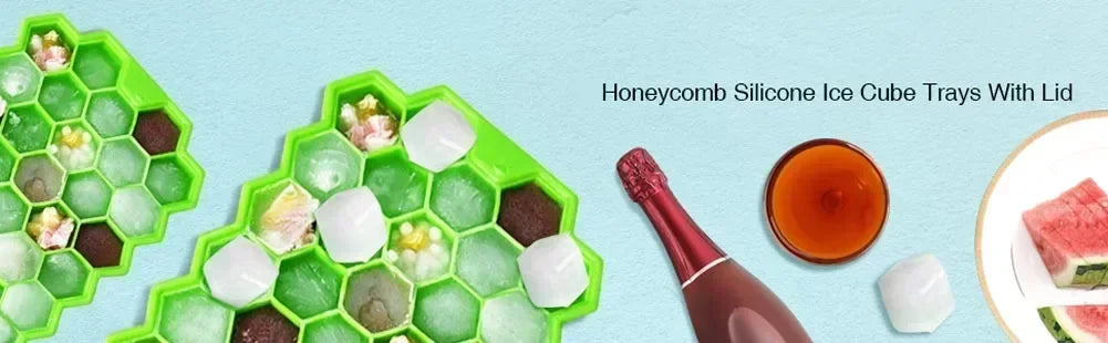 148-Cavity Honeycomb Ice Cube Tray – Chill More, Refill Less