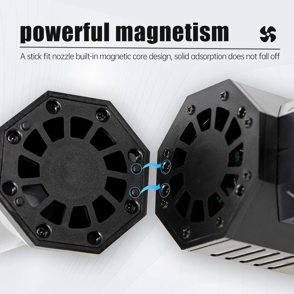 Blast away dust with this 140,000RPM turbo air blower!