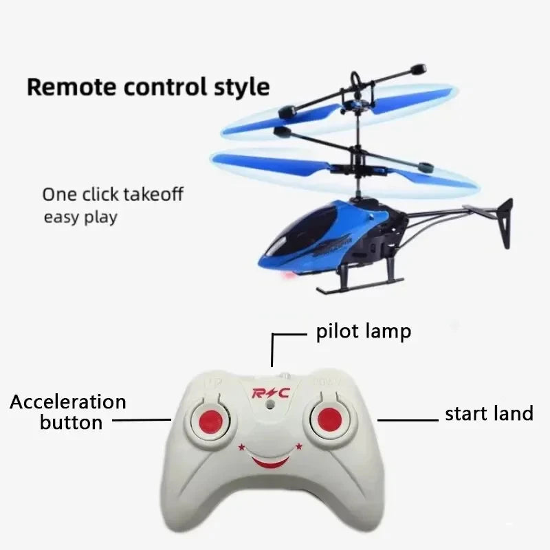 Rechargeable Mini RC Drone – Fall-Resistant Toy for Kids