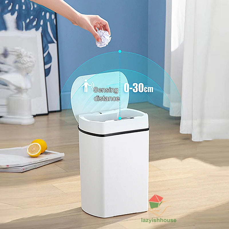 Smart Touchless Trash Can for Home Use