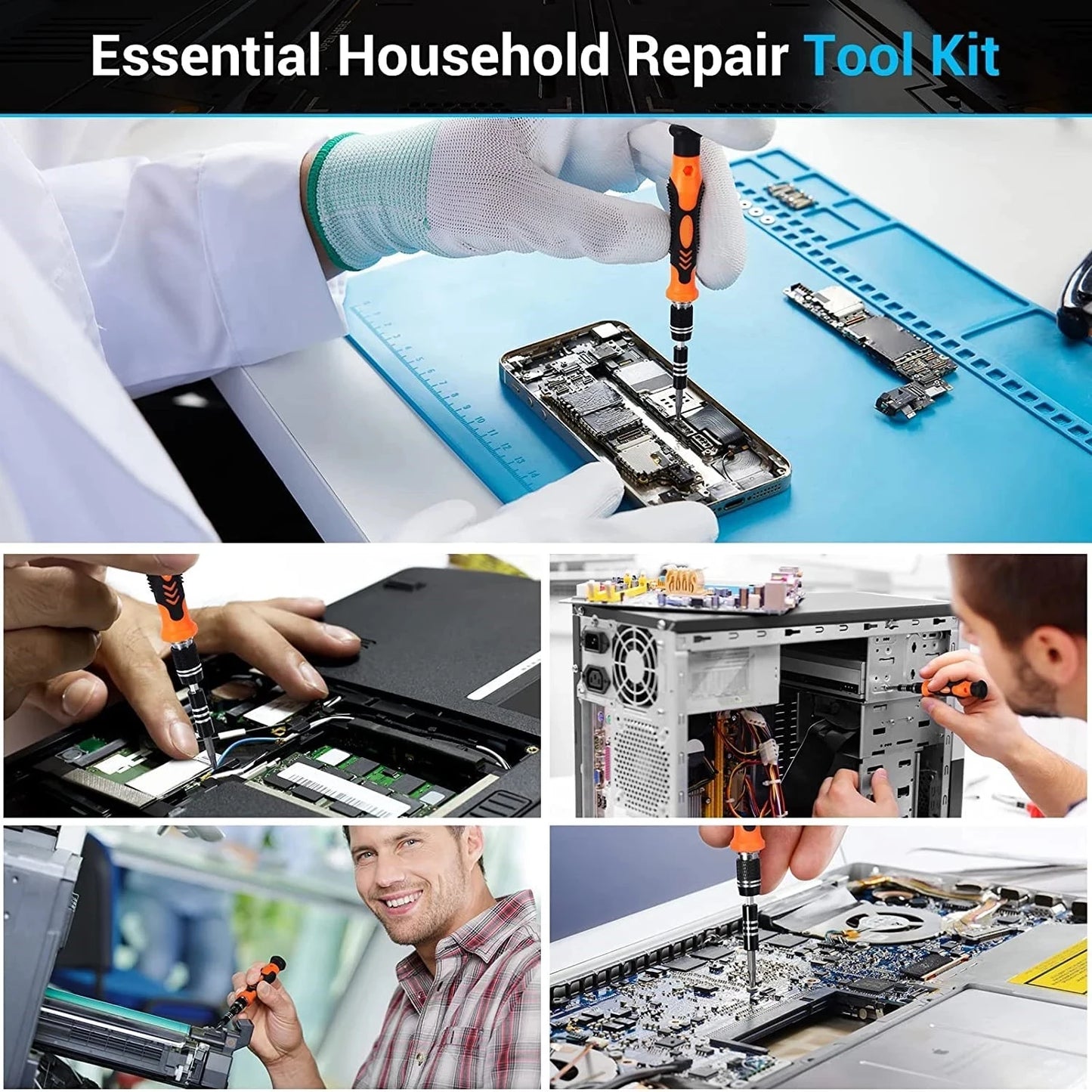 WOZOBUY Magnetic Screwdriver Set – One Kit, Every Fix!