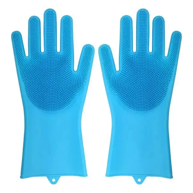 Magic Silicone Dishwashing Cleaning Gloves
