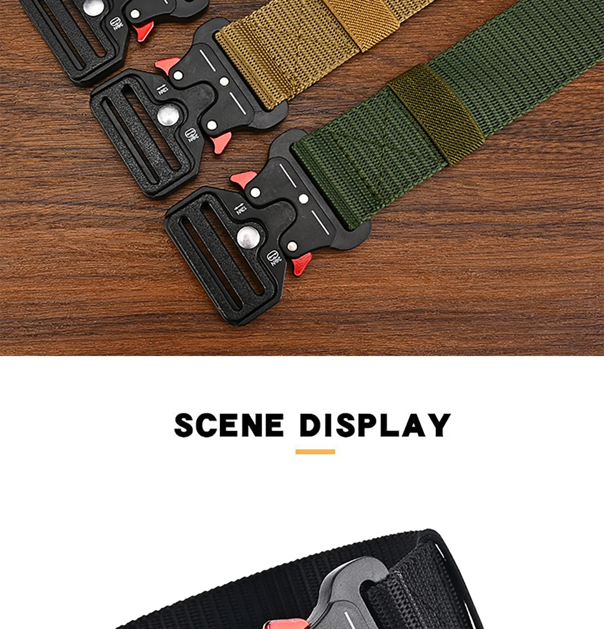 Multi-Function Outdoor Canvas Belt for Men