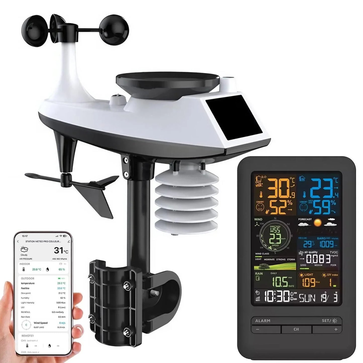 WiFi Smart Weather Station with Alarm Clock
