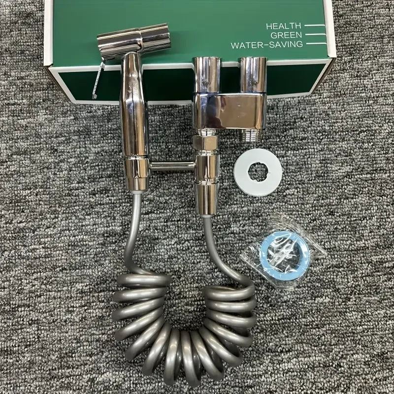 Control water flow with this stainless steel double outlet valve!