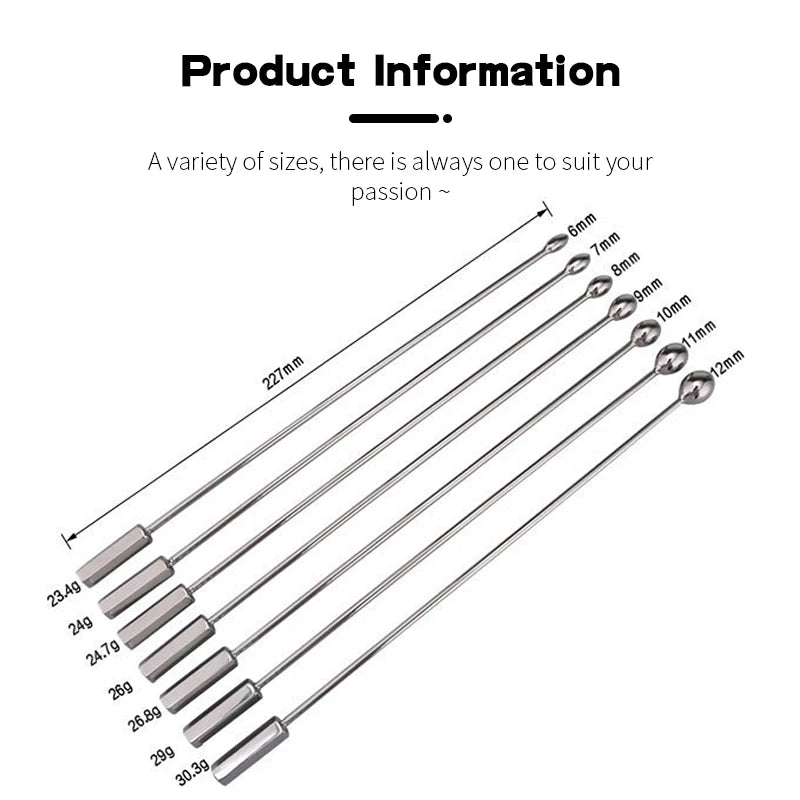 Runyu Stainless Steel Urethral Dilator Stick