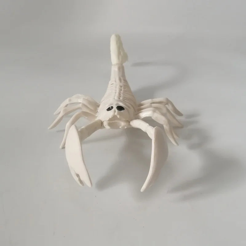 Realistic Skeleton Props with Bats & Scorpions