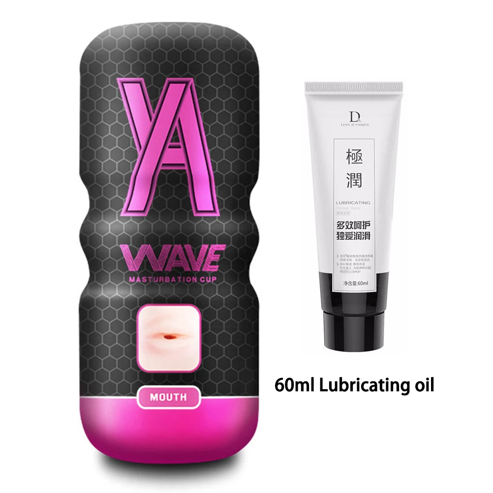 WAVE Powerful Sucking Masturbator Cup