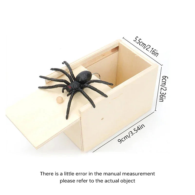 Spider Jump Scare Prank Box – Funny Gag Toy