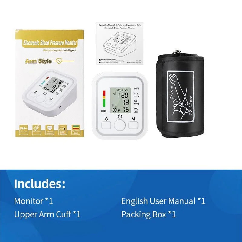 Digital Arm Blood Pressure Meter Medical Pressure