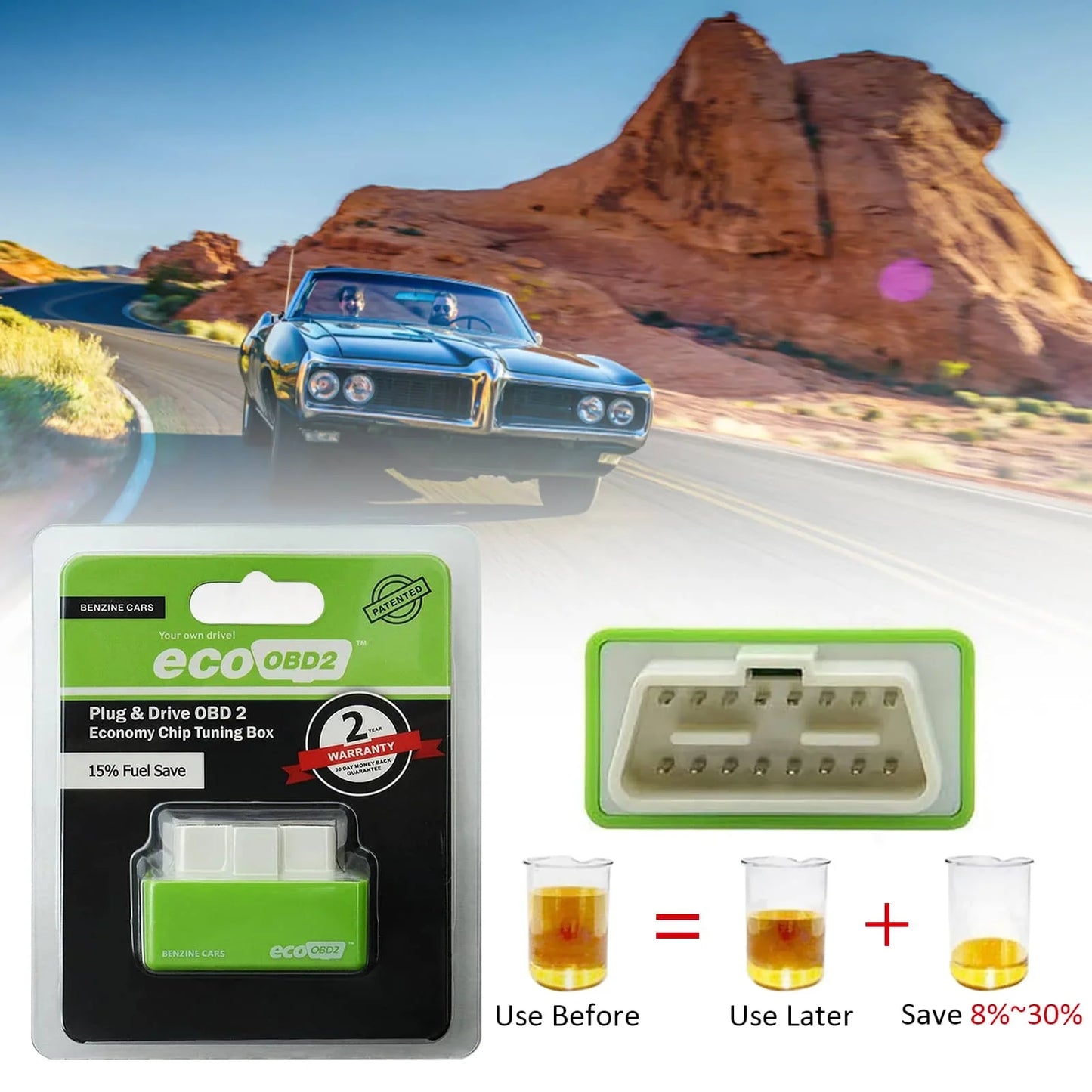 ECO OBD2 Fuel Saver Chip – Petrol/Diesel