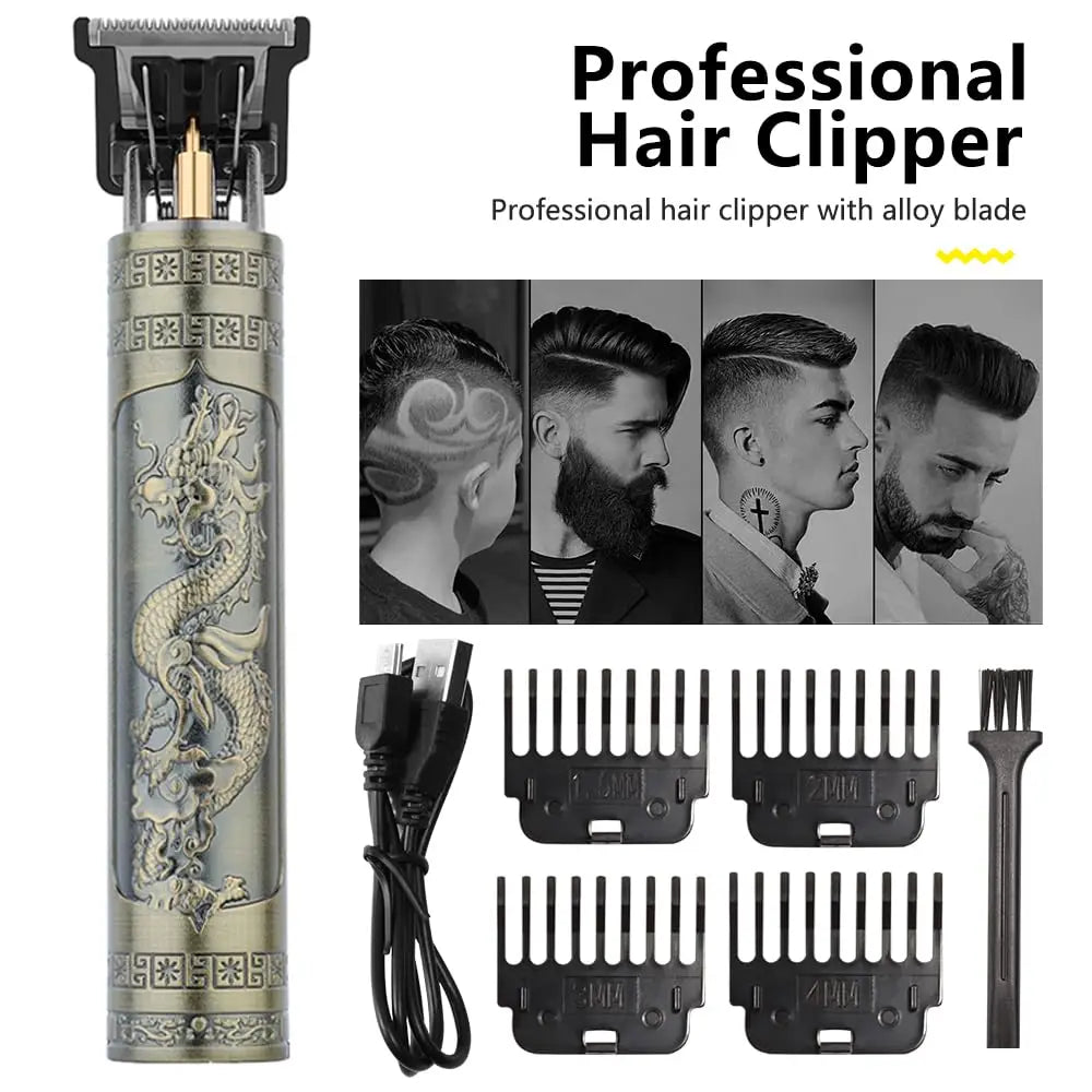 Vintage Electric Hair Cutting Machine Hair Clipper Professional Men Shaver - Clickilix