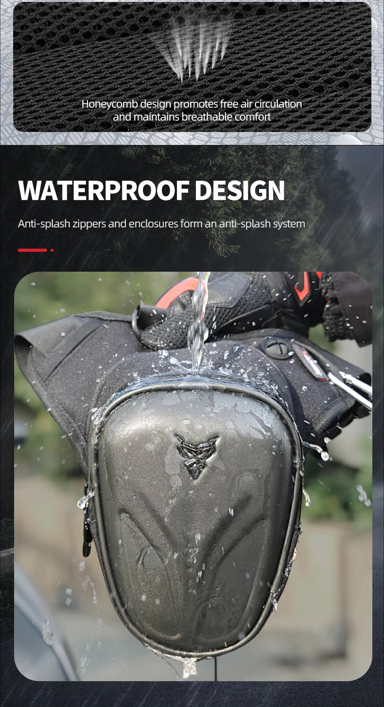 Waterproof Motorcycle Drop Leg Bag – Outdoor Waist Pack
