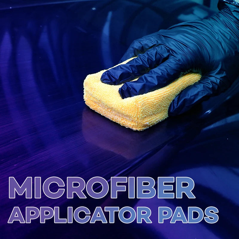 Premium Microfiber Applicator Pads for Car Wash & Wax