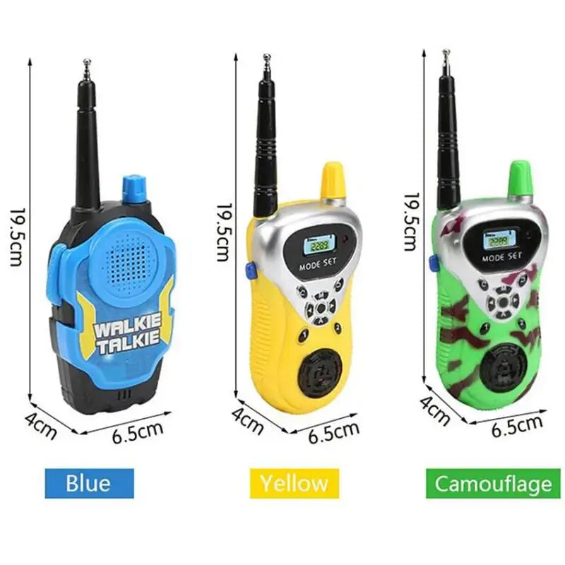 2PCS Mini Wireless Walkie Talkies for Kids