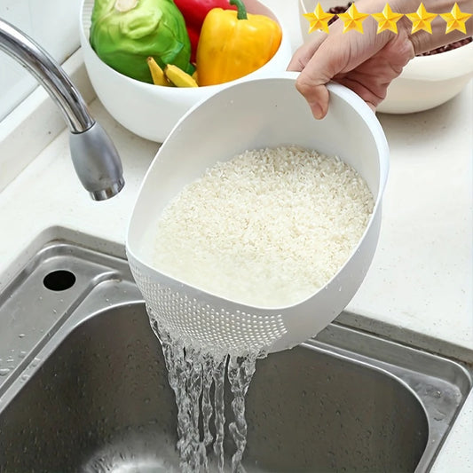Multi-Purpose Rice & Veggie Drain Basket Sieve