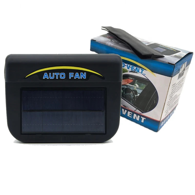 Solar Powered Car Window Exhaust Fan Cooler