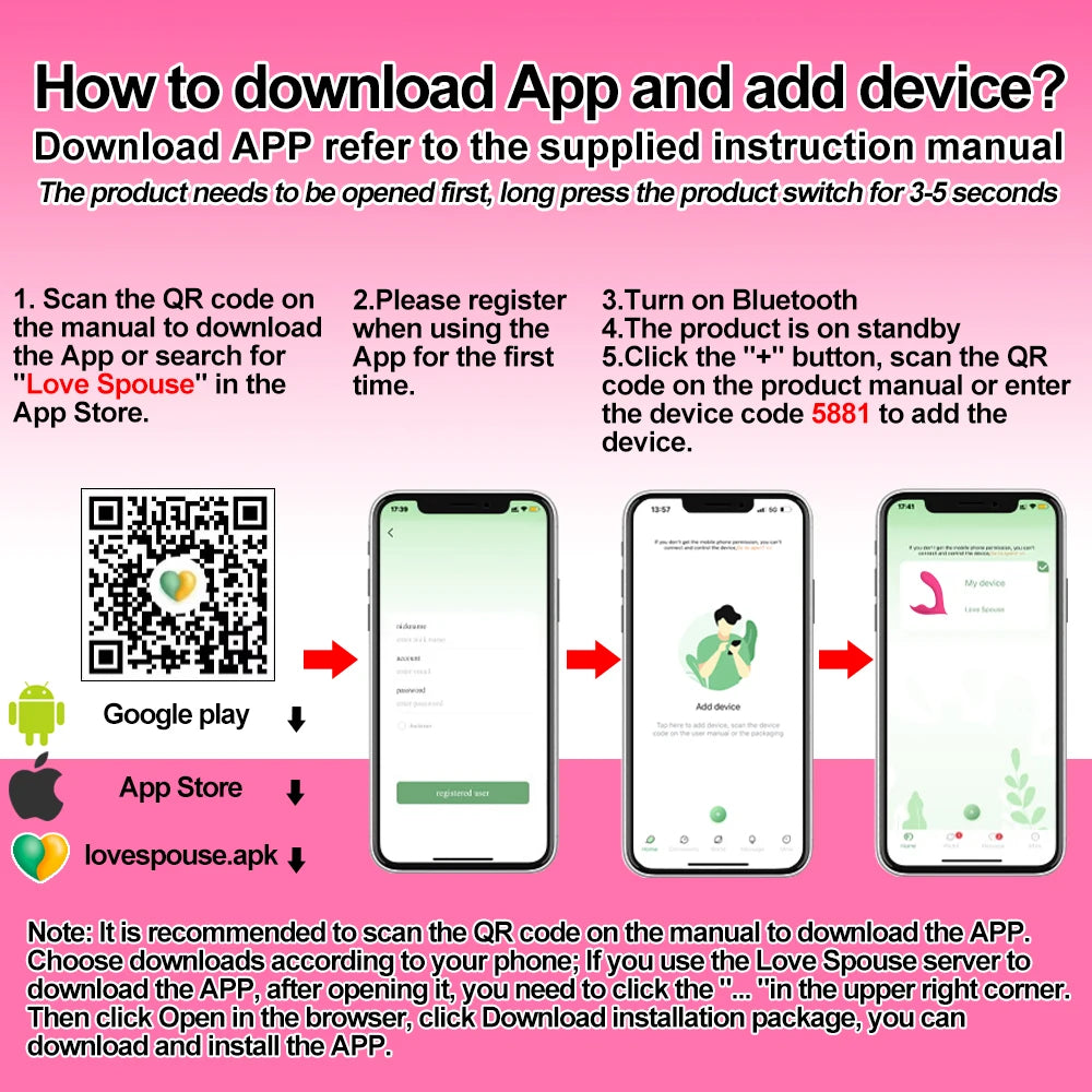 Bluetooth Wearable Vibrator with G-Spot & Clitoral Stimulation
