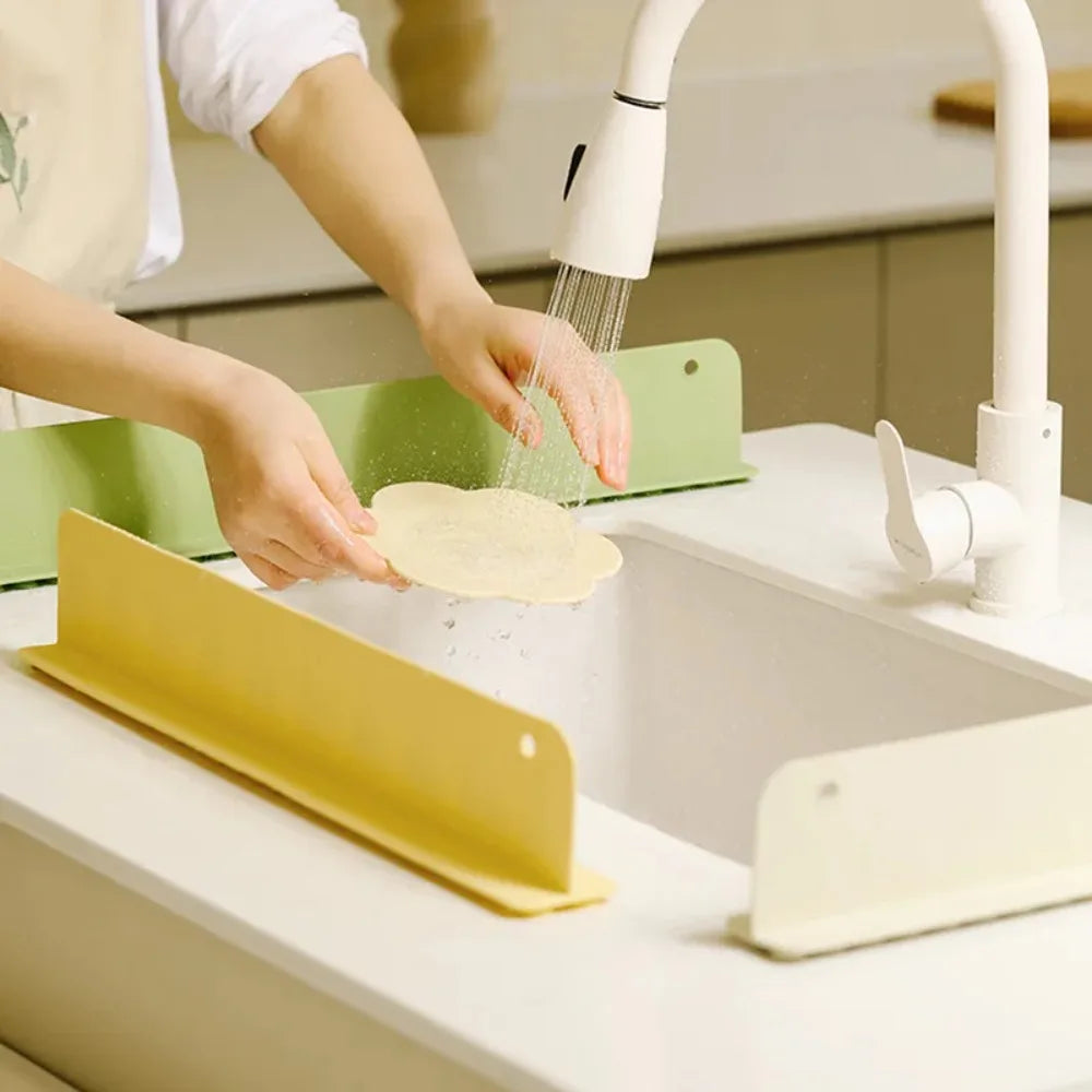 Silicone Sink Splash Protector with Suction Cups