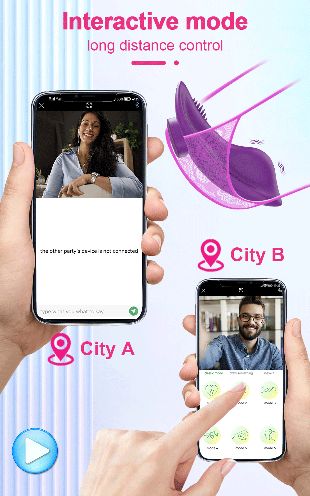 Bluetooth Wearable Vibrator for Women