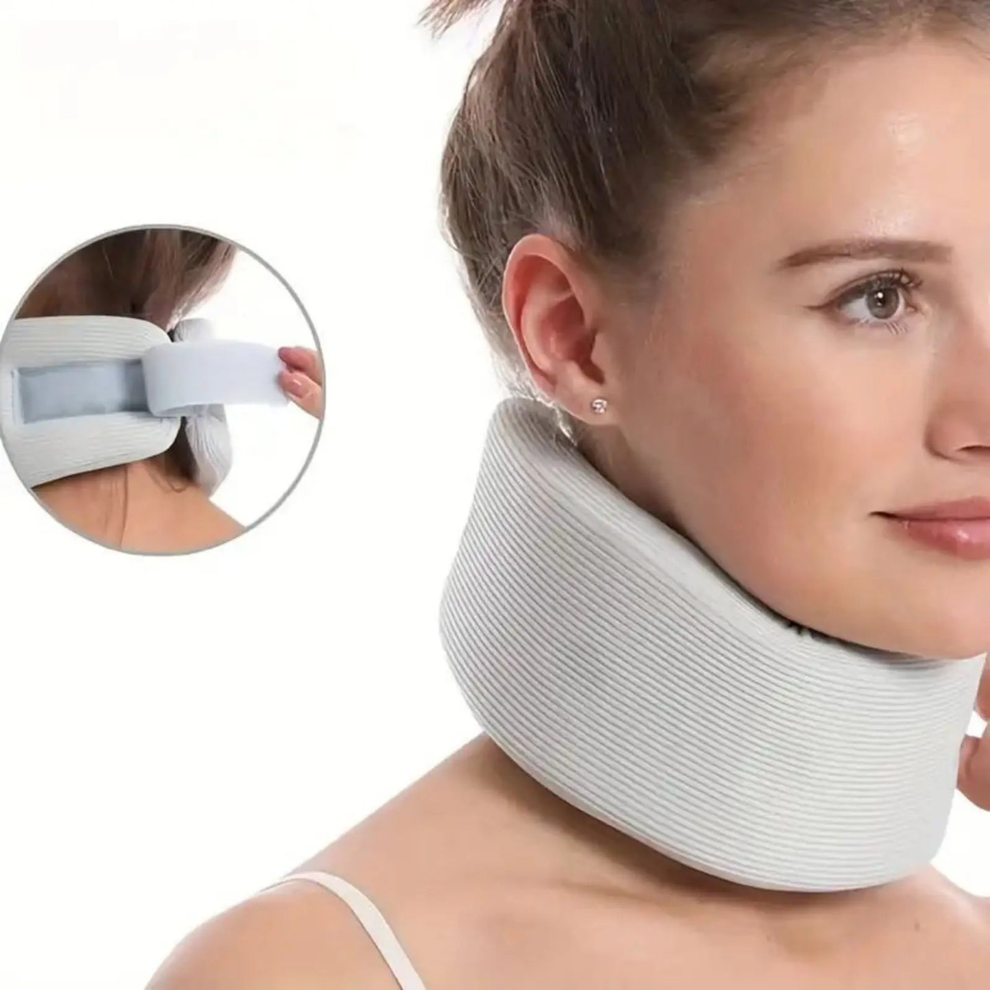 Sleep comfortably with adjustable neck support brace!