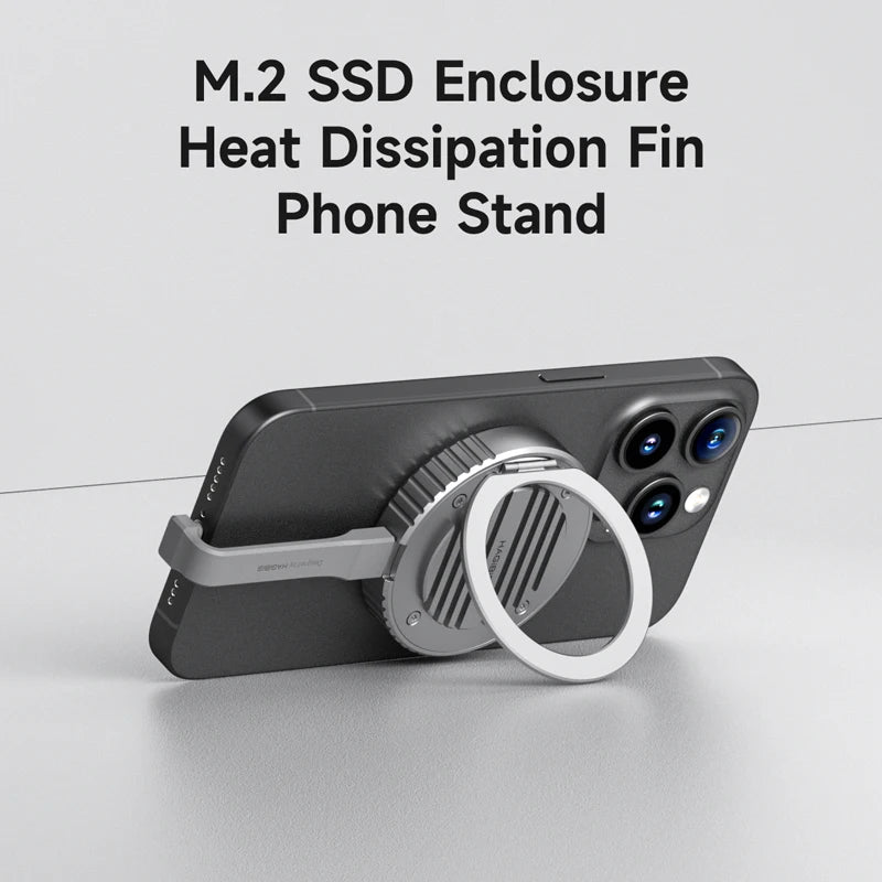 Hagibis Magnetic Heatsink Stand – Cool, Stable, MagSafe Ready!
