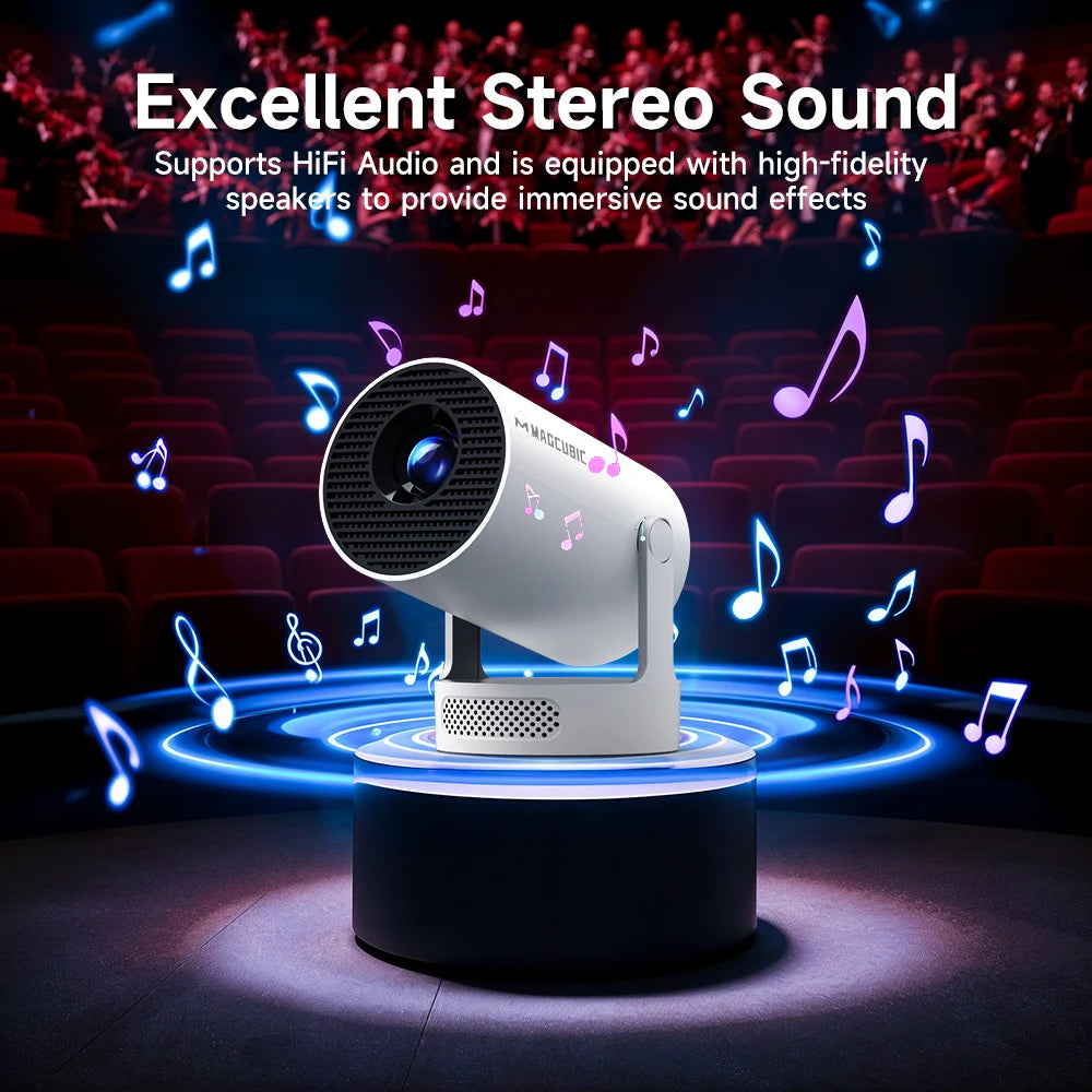 Magcubic 4K Android Projector with Dual WiFi - Clickilix