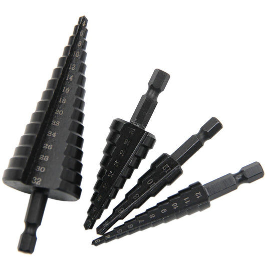 Hexagonal shank straight groove.