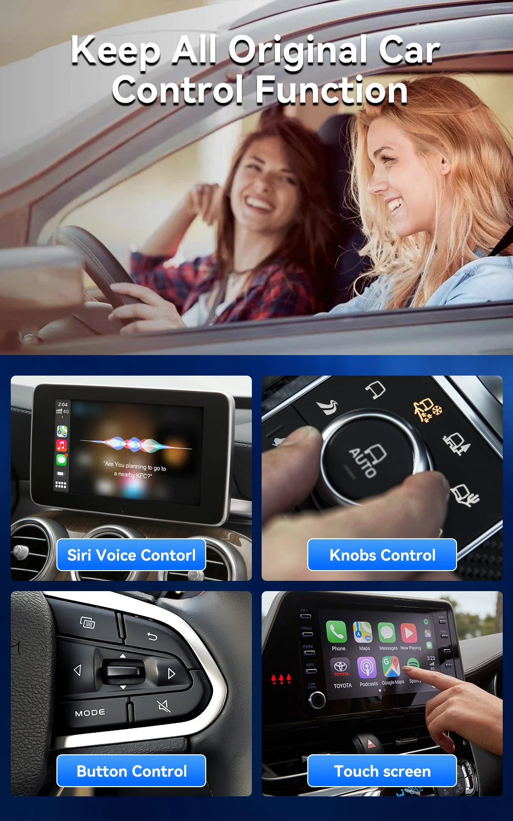CarlinKit Android 13 AI Box – Wireless CarPlay with Smart TV Power!