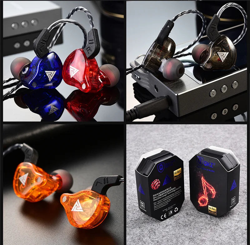 QKZ AK6 HiFi Wired Earphones with Mic