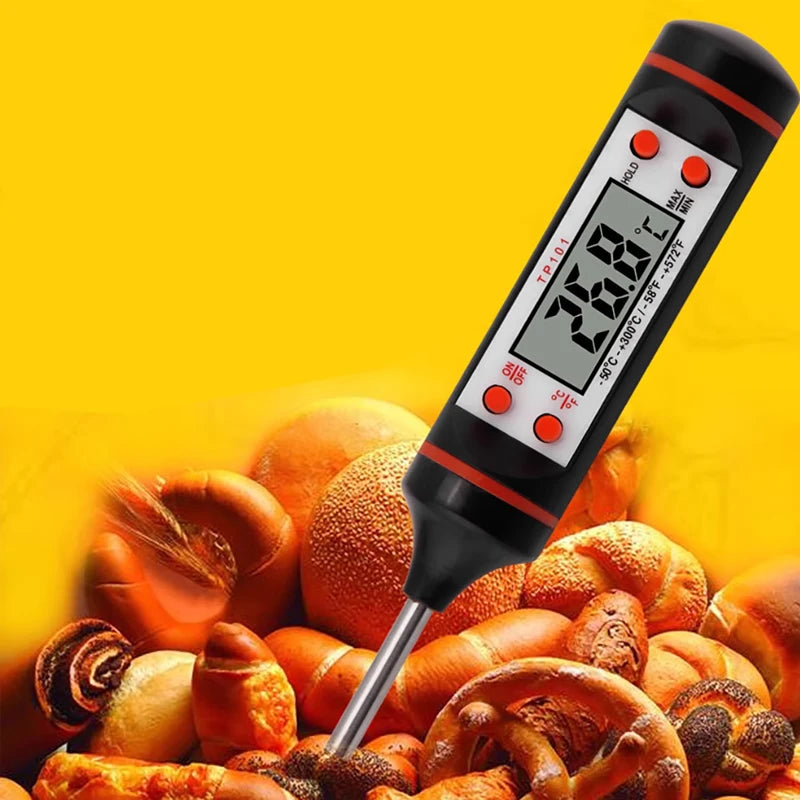 Kitchen Digital Probe Thermometer – Cook to Perfection Every Time!