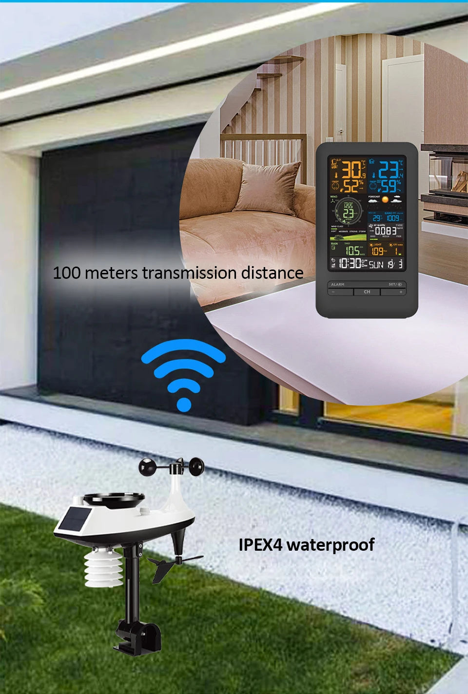 Smart WiFi Weather Station with Air Quality Monitor