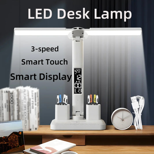 Smart Touch LED Desk Lamp Rechargeable for Study
