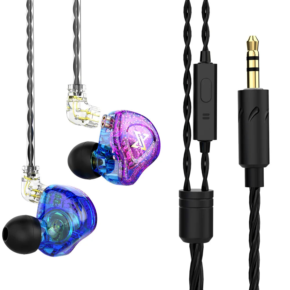 QKZ AK6 HiFi Wired Earphones with Mic