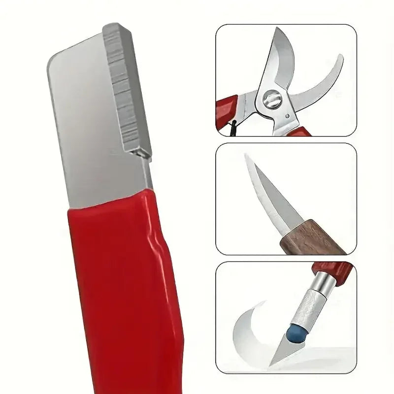 Portable Knife & Scissors Sharpener Tool