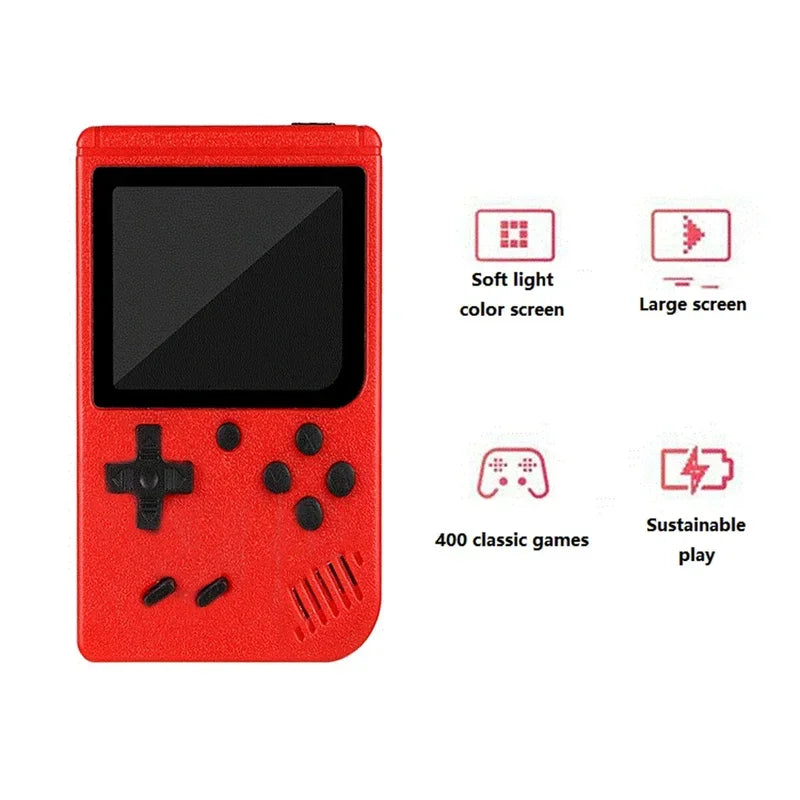 Retro Handheld Game Console – 400 Classic Games & TV Connection!