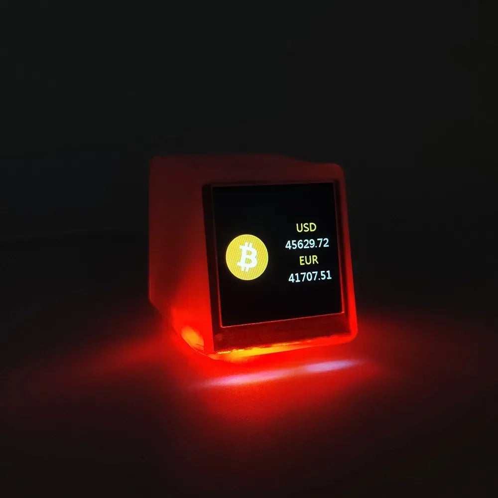Smart WiFi Weather Clock with Bitcoin Monitor